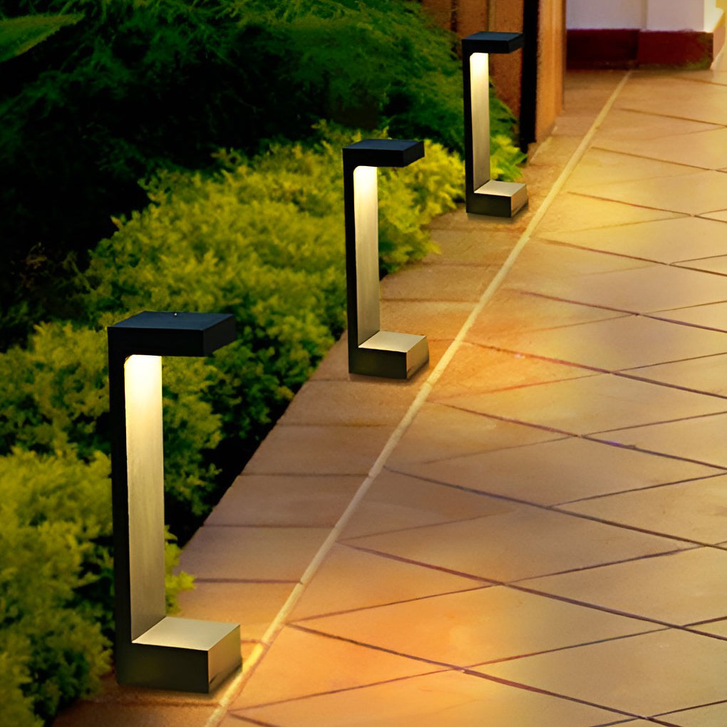 Rectangle Waterproof LED Contemporary Exterior Pathway Lights Garden Lights, Outdoor Wall Light, detail 2