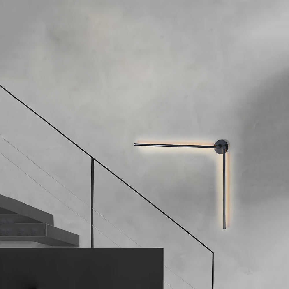 1 PC Black Contemporary Rotatable Linear LED Wall Light Sconces, Hardwired Wall Sconce, detail 3