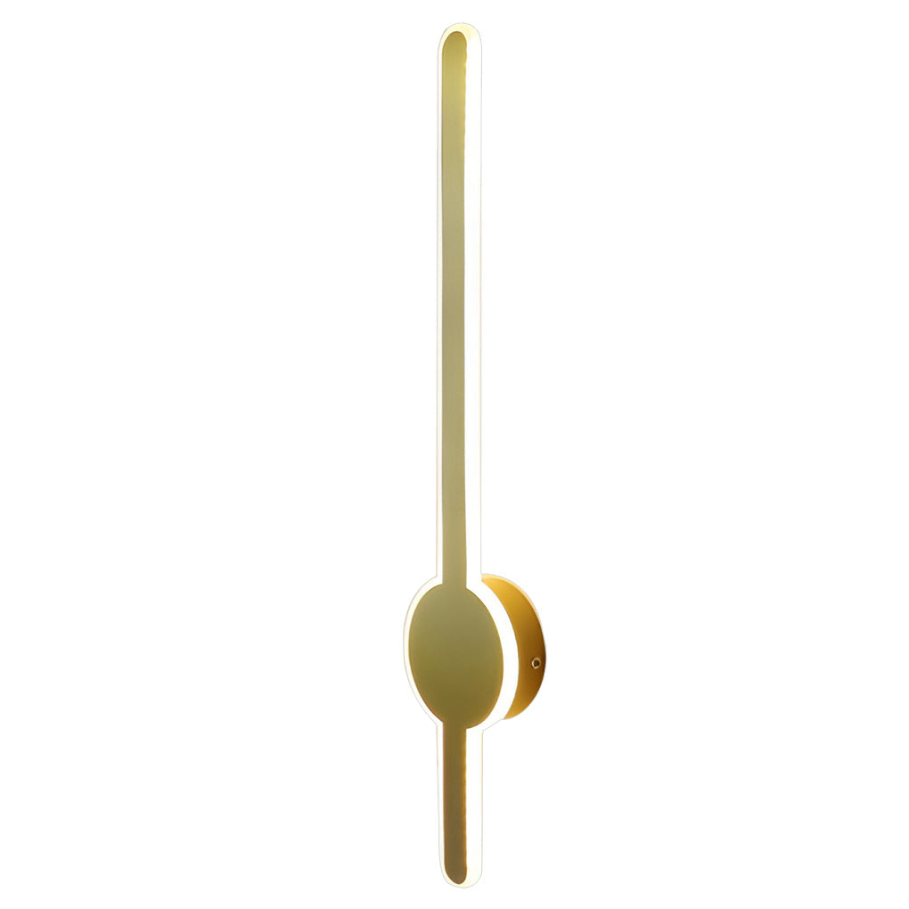 Long Strip LED Contemporary Wall Light, Bedroom Wall Sconce, detail 11