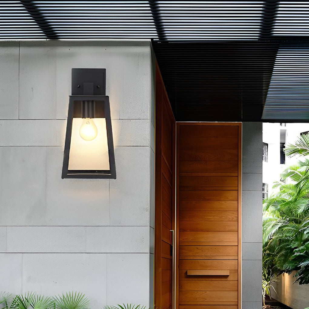 Trapezoidal Waterproof LED Vintage Exterior Wall Light Wall Light Lighting, Outdoor Wall Light, detail 5