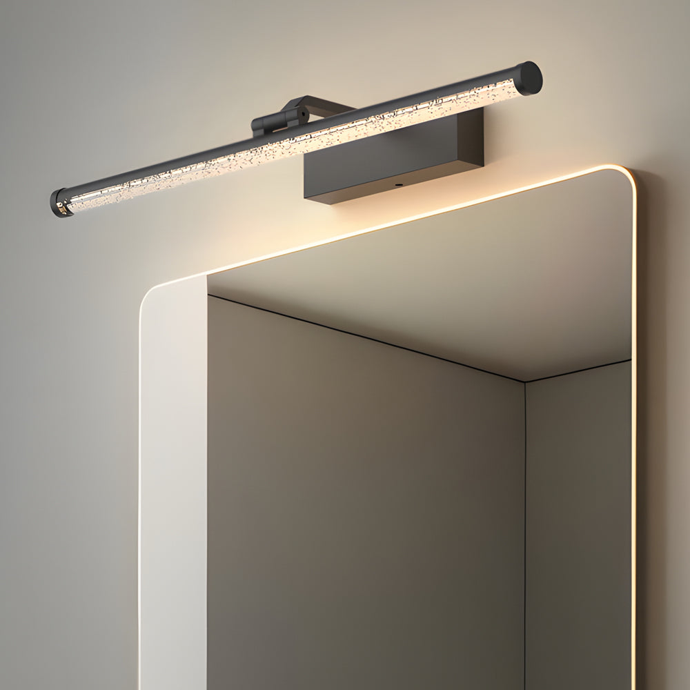 Rotatable Seeded Acrylic LED Bathroom Vanity Fixture Dimmable Contemporary Bath Bar, Bathroom Vanity Light, detail 4