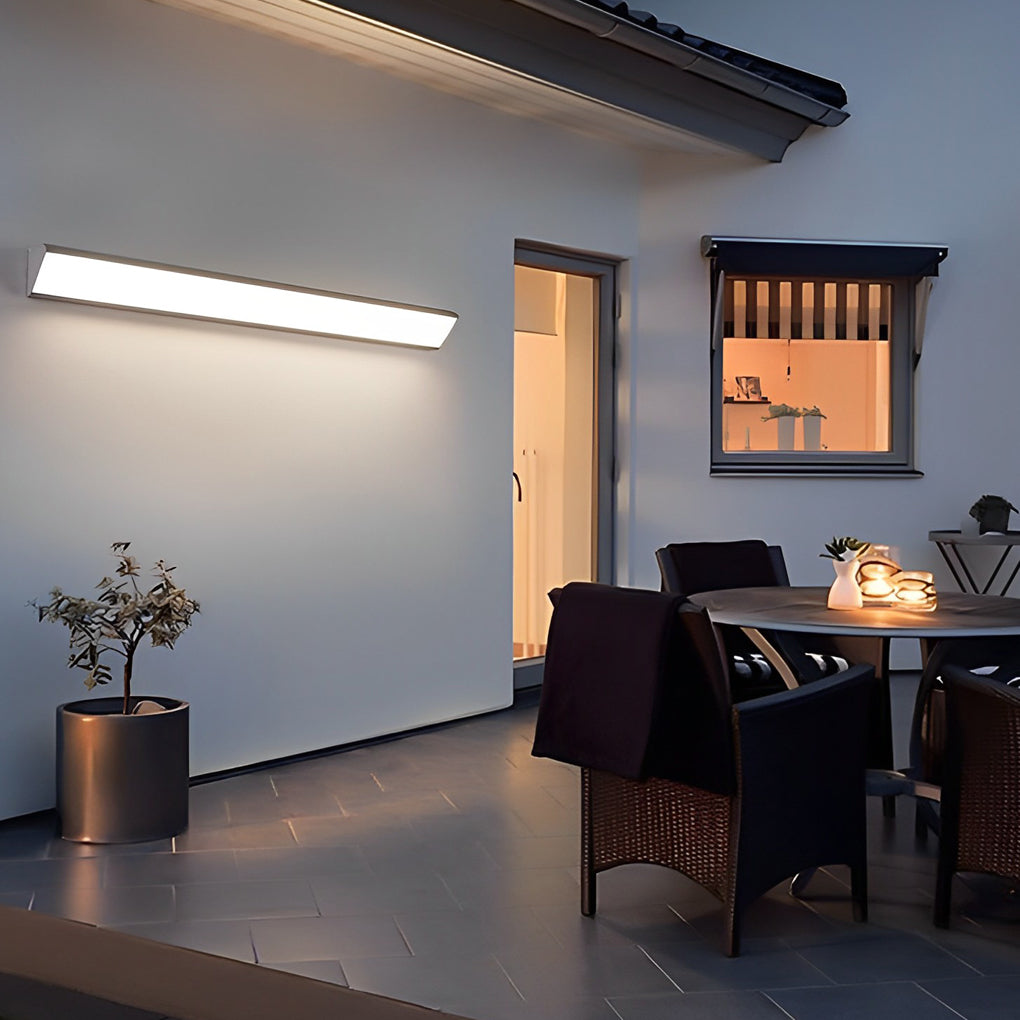 Clean-Lined Waterproof LED Contemporary Exterior Wall Light Fixture Wall Light, Outdoor Wall Light, detail 4