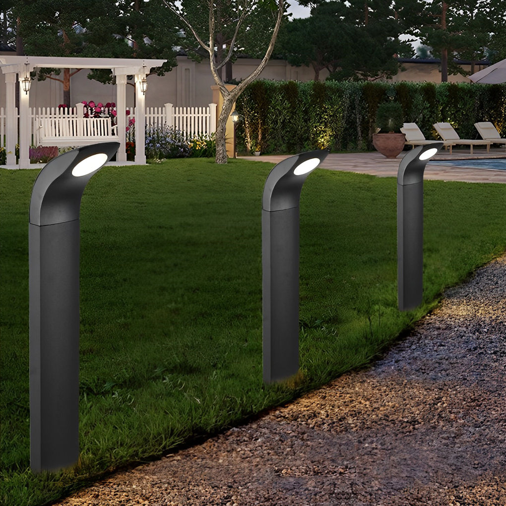 Waterproof IP65 COB LED Black Contemporary Exterior Pathway Lights, Outdoor Wall Light, detail 6