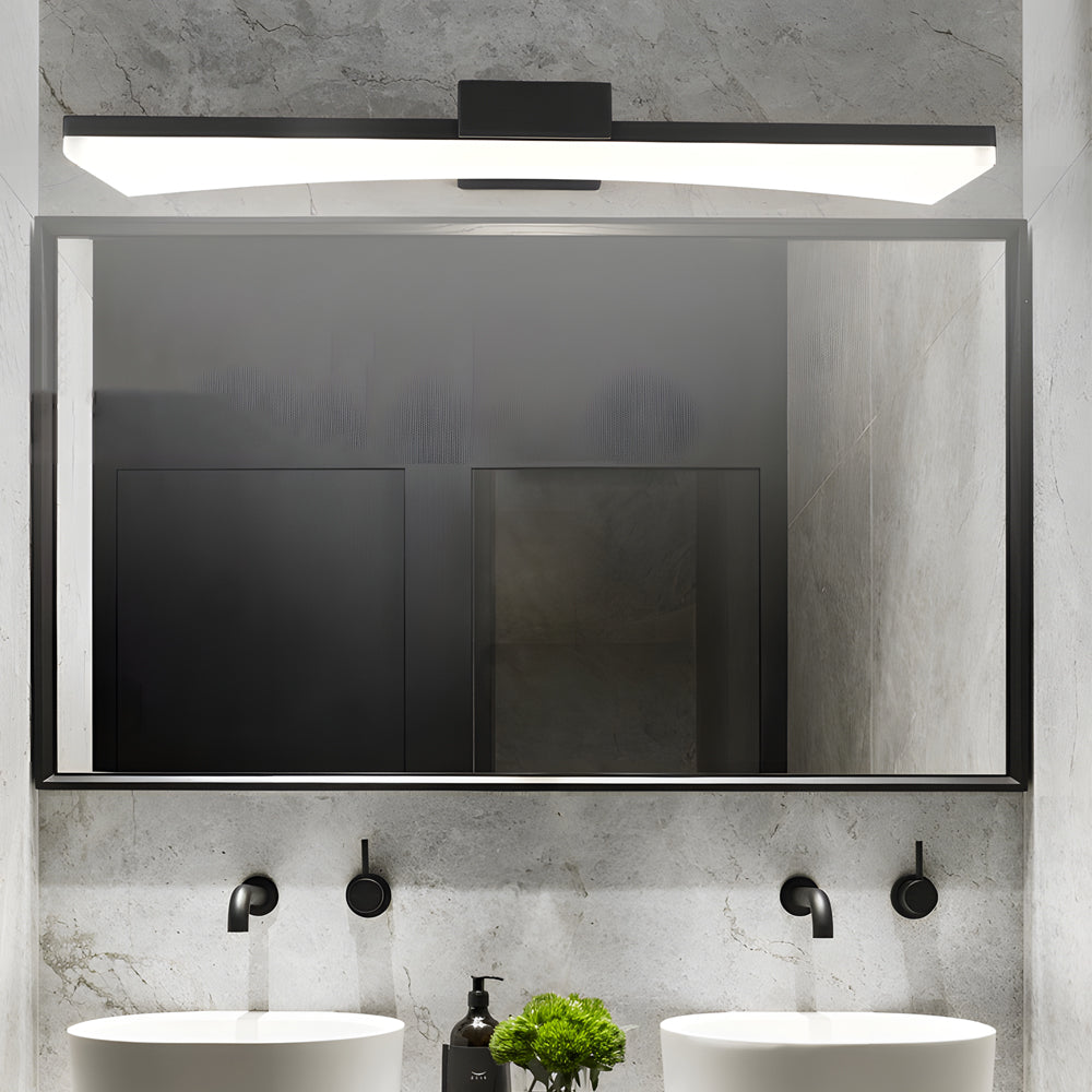 Ultra-Sleek Curved Linear LED Vanity Fixture for Contemporary Bathrooms, Bathroom Vanity Light, detail 4