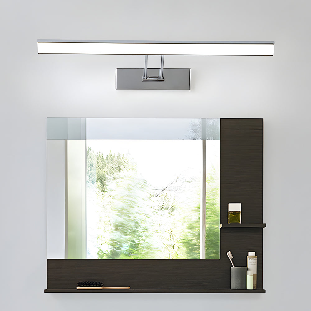 240° Adjustable Linear LED Vanity Fixture with Contemporary Clean-Lined Design, Bathroom Vanity Light, detail 5
