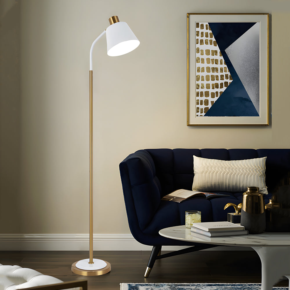 62-in Metal 1-Bulb Rotatable Reading Floor Light, Floor Lamp, detail 4