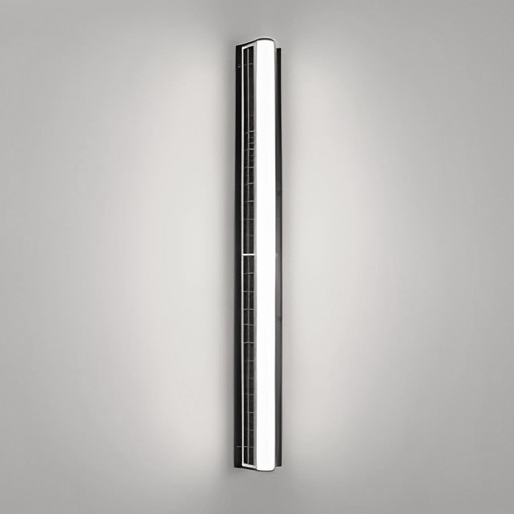 Long Acrylic LED Solar Exterior Wall Light Waterproof Linear Wall Mounted Lighting, Outdoor Wall Light, detail 7