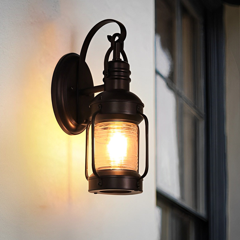 Antique Lantern Aluminum Waterproof LED Exterior Wall Light Lawn Lights, Outdoor Wall Light, detail 7