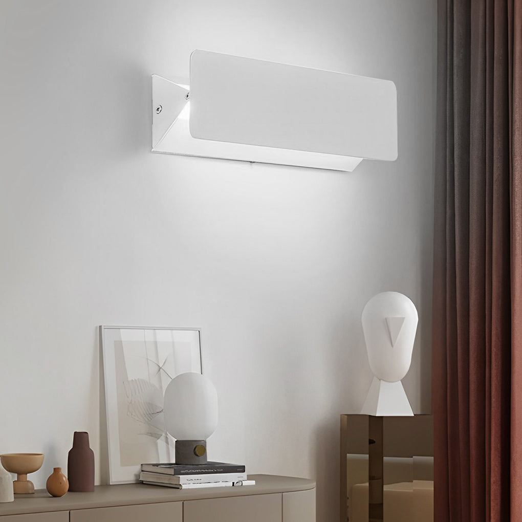 270° Rotatable Adjustable Box Strip LED White Nordic Wall Light, Bedroom Wall Sconce, detail 4