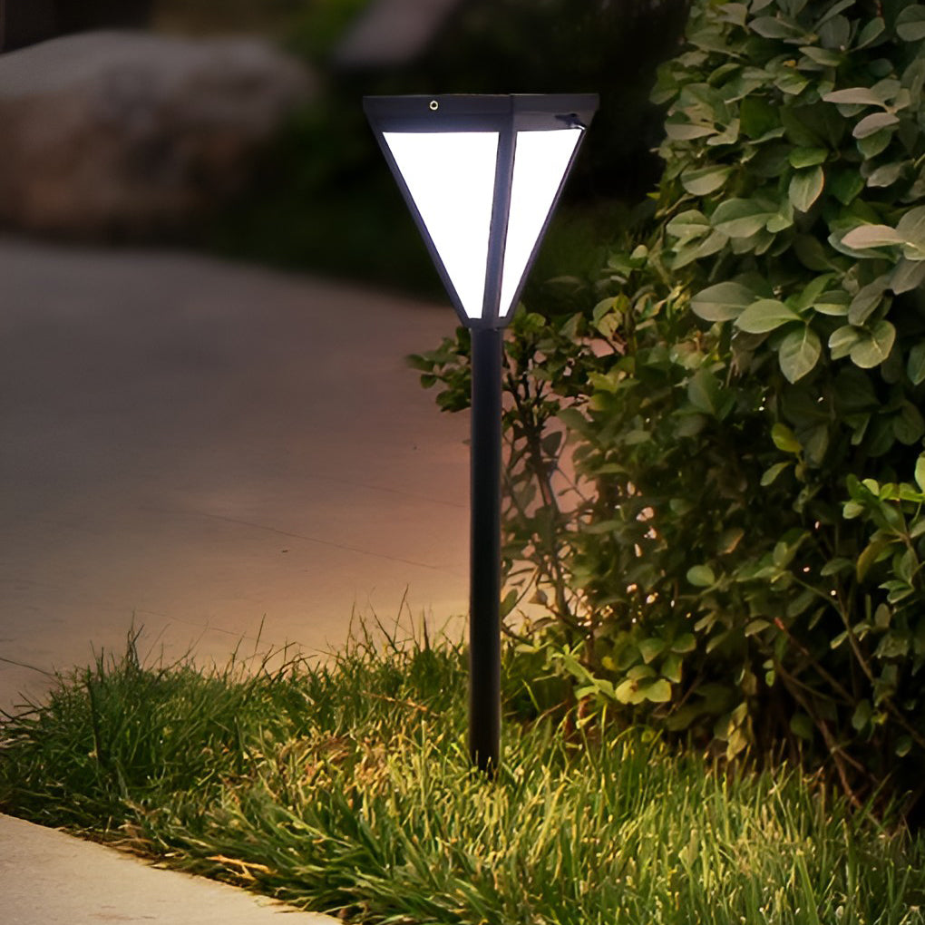 Exterior Waterproof 2.6w LED Contemporary Solar Pathway Lights Post Lights, Outdoor Wall Light, detail 8
