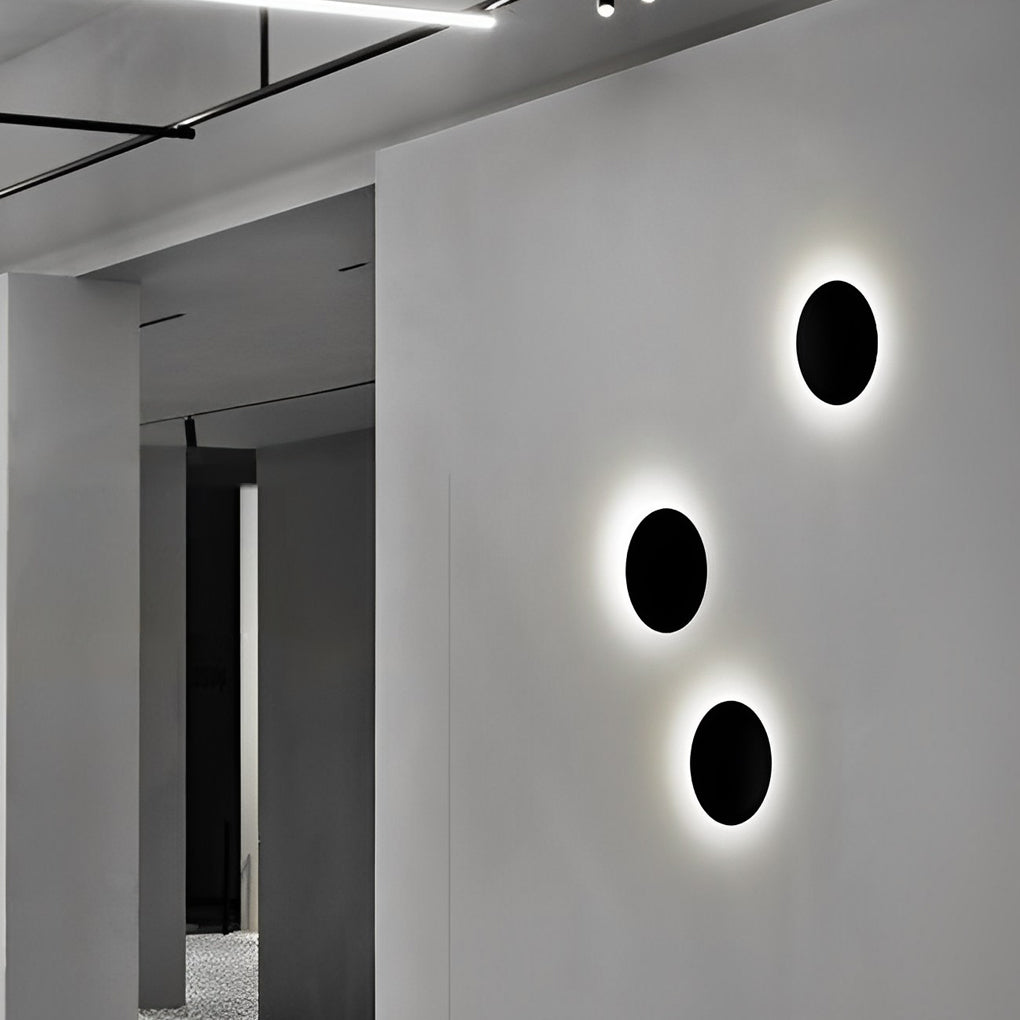 360° Rotatable Circular LED Contemporary Wall Light Decorative Wall Light, Bedroom Wall Sconce, detail 5