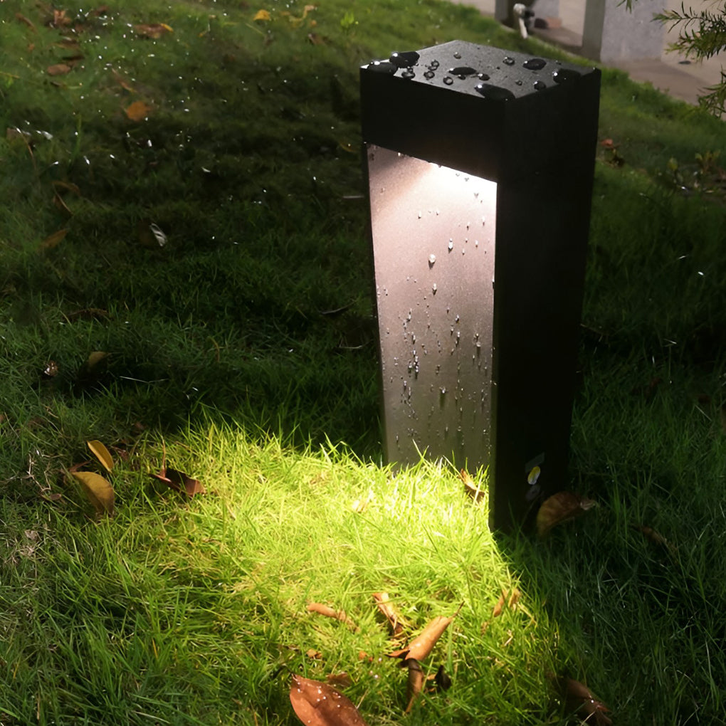 Square 5W LED Waterproof Black Contemporary Exterior Lawn Light Path Lights, Outdoor Wall Light, detail 2