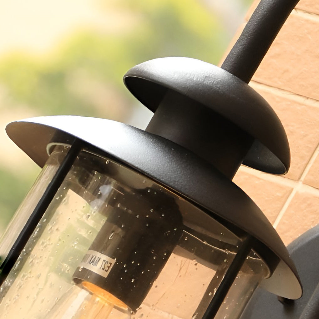 Creative Glass Waterproof LED Black Contemporary Plug-In Wall Light, Plug-In Wall Sconce, detail 6