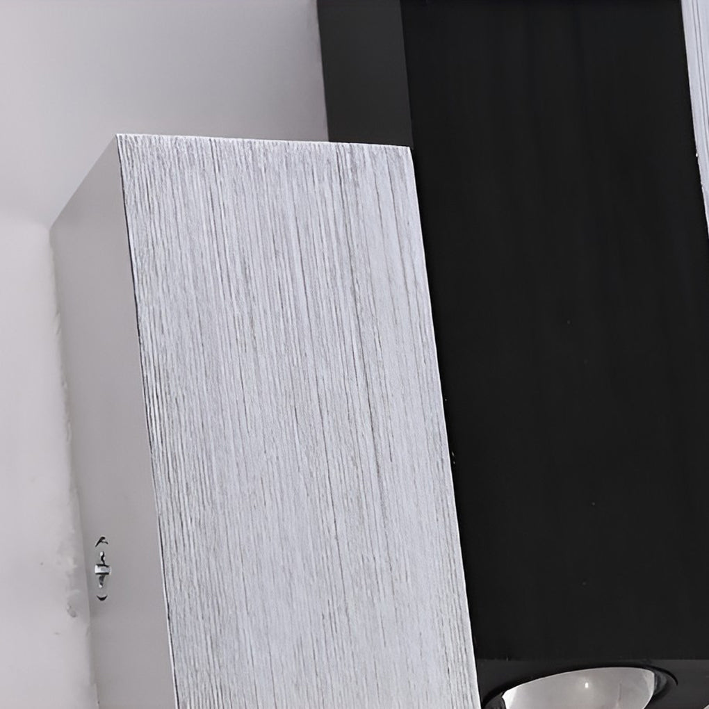 Box LED Up and Down Lights Contemporary Wall Light, Bedroom Wall Sconce, detail 6