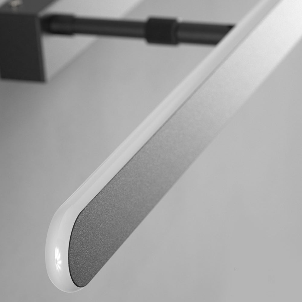 Clean-Lined Matte Black LED Bathrooms Vanity Fixture Bar with Acrylic Surround Lighting, Bathroom Vanity Light, detail 5