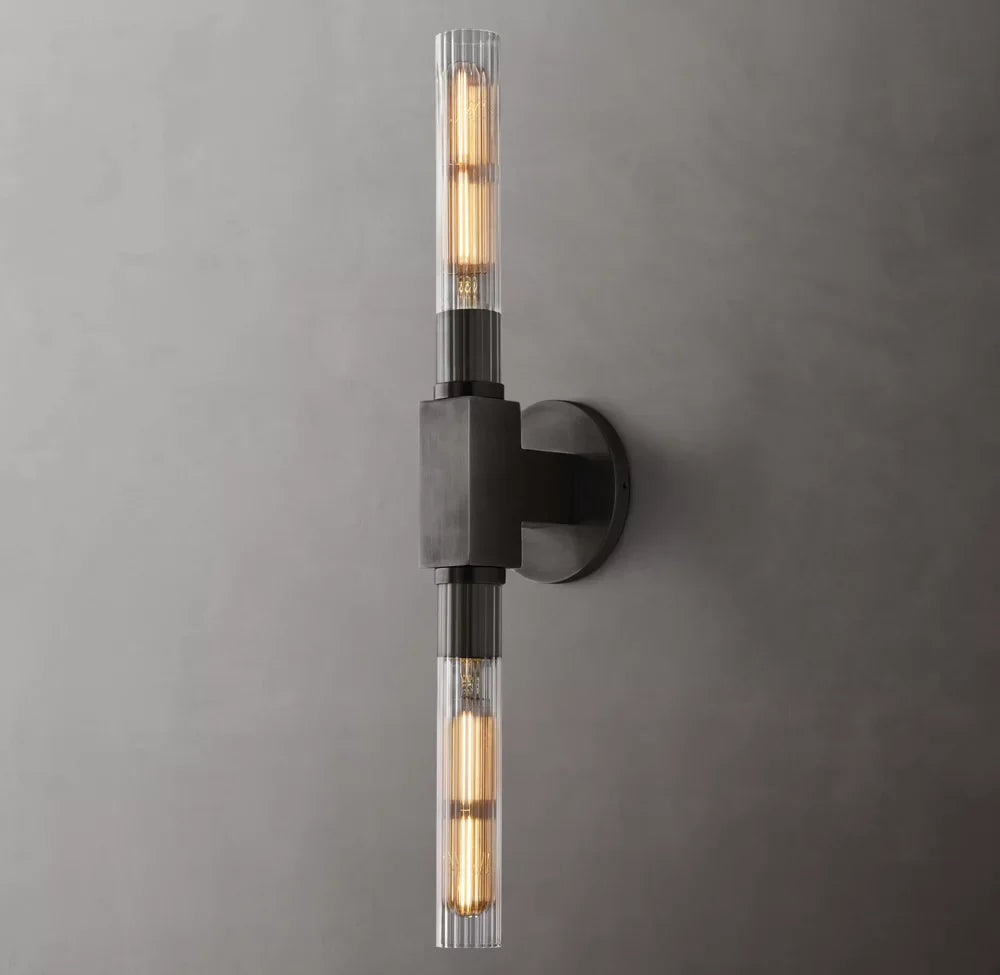 Cannele Linear Wall Light, Bathroom Wall Sconce, detail 11