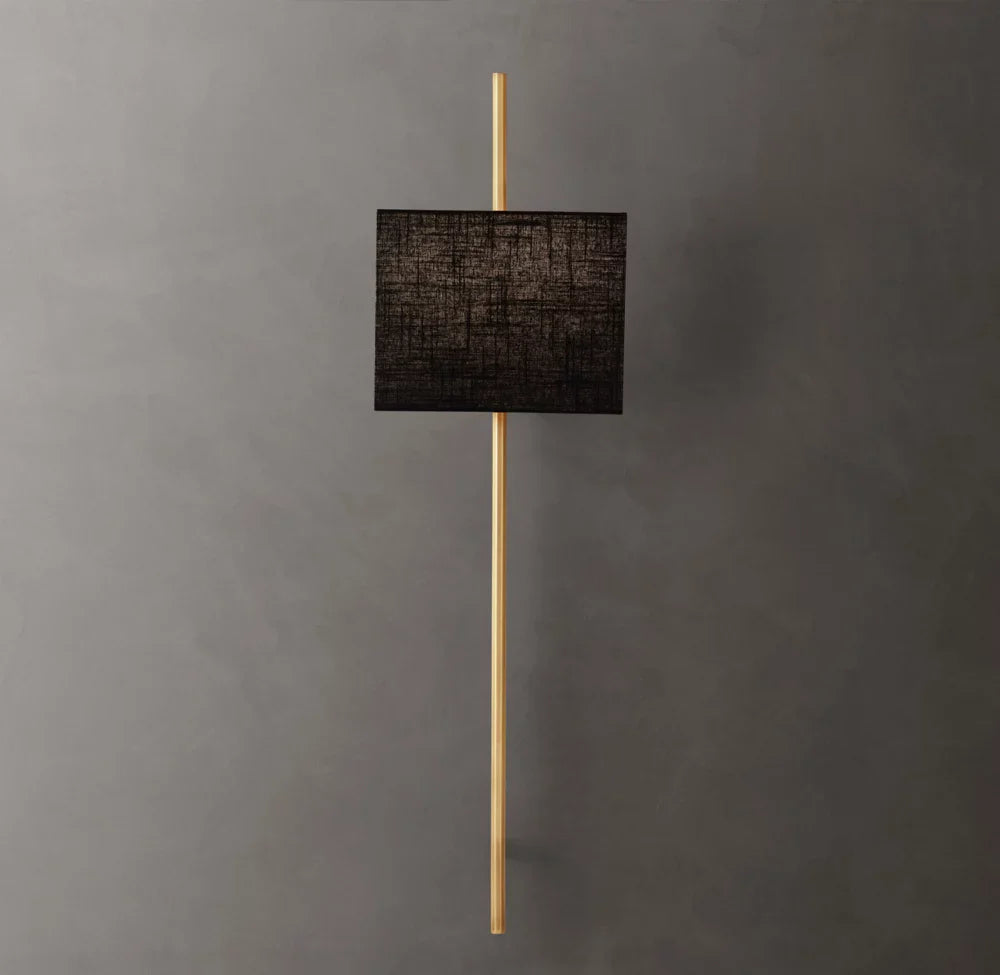 Vela Octagonal Bar Sconce - Box Shade, Bedroom Wall Sconce, detail 6