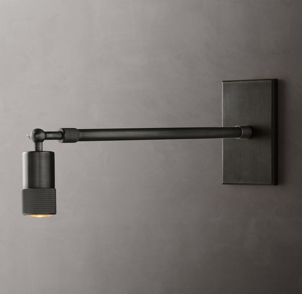 Utilitaire Grand Telescoping Wall Light, Bedroom Wall Sconce, detail 3