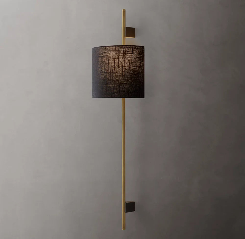 Vela Circular Bar Sconce - Circular Shade, Bedroom Wall Sconce, detail 7