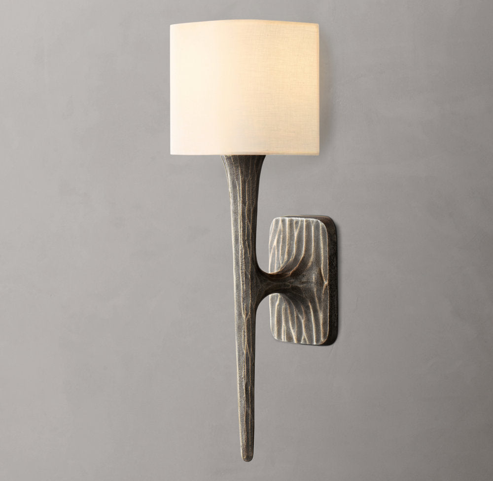 Thaddeus Shaded Wall Light, Bathroom Wall Sconce, detail 3