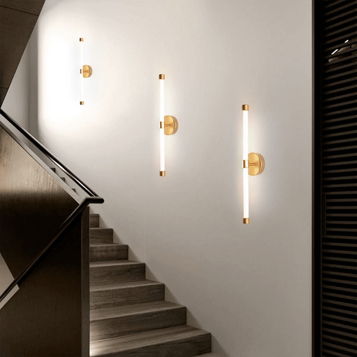 Brilline Vertical Wall Light, Hardwired Wall Sconce, detail 9