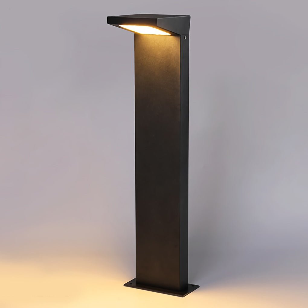 7-shaped Solar Waterproof LED Contemporary Exterior Post Lights Pathway Lights, Outdoor Wall Light, detail 8