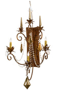 Minuet 3-Light 39.50" Autumn Leaf Wall Sconce front view