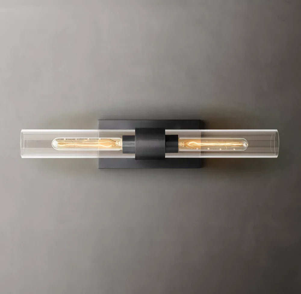 Ravelle Linear Wall Light, Bathroom Wall Sconce, detail 12