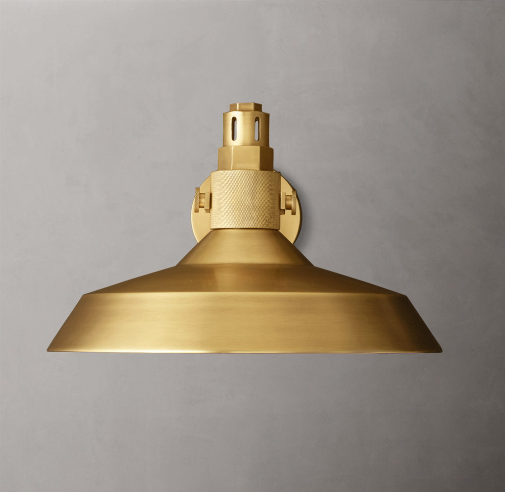Condorcet Metal Shade Wall Light, Wall Sconce, detail 4