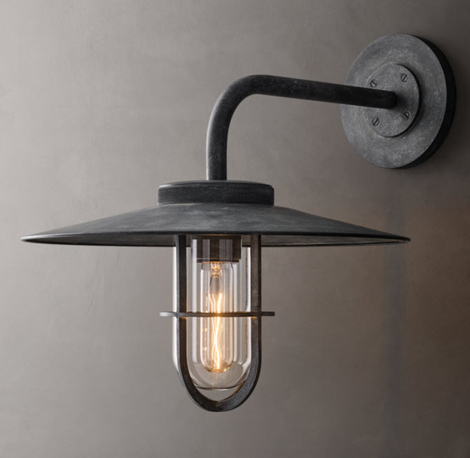 Utilitaire Barn Exterior Sconce, Outdoor Wall Light, detail 14