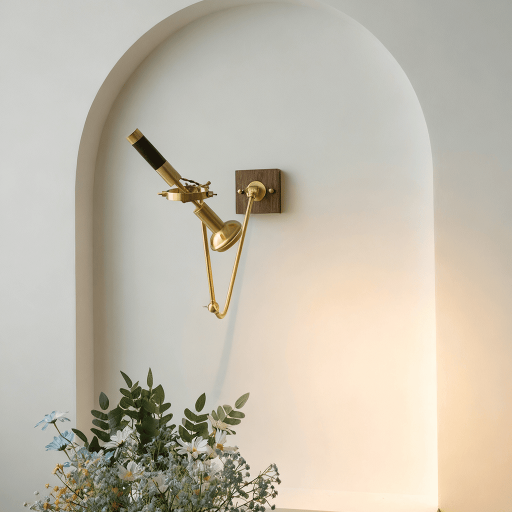 Articulated Wall Light, Hardwired Wall Sconce, detail 8