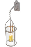 Cilindro Campbell 3-Light 40.50" Nickel Wall Sconce detail view 2