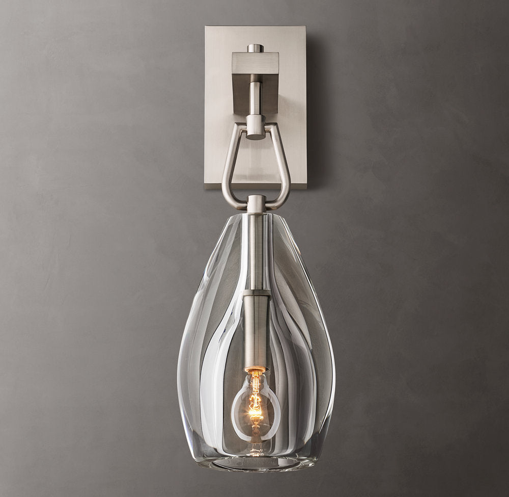 Botanist Flute Wall Light, Bedroom Wall Sconce, detail 15