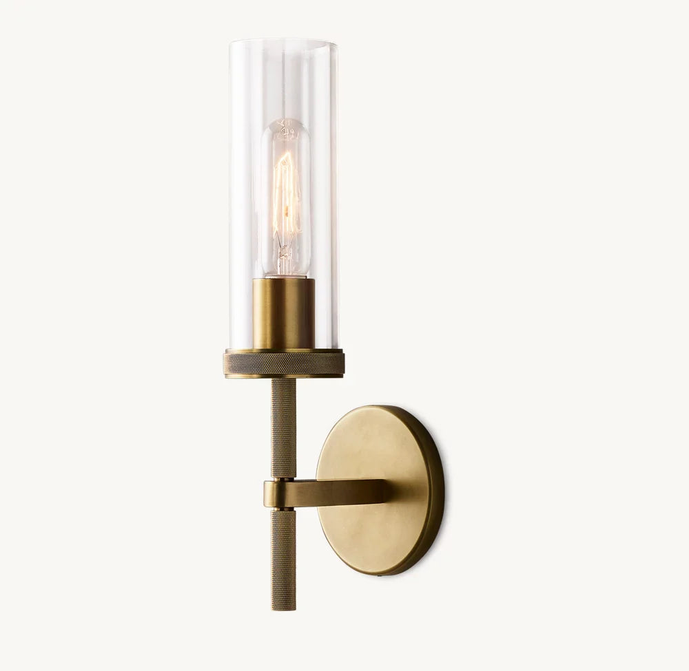 Lambeth Knurled Wall Light, Bathroom Wall Sconce, detail 7