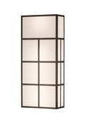 Quadrato 6-Light 42.00" Oil Rubbed Bronze LED Wall Sconce front view