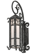 Caprice 1-Light 28.00" Antique Iron Gate Wall Sconce front view