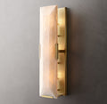 Harlow Calcite Linear Wall Light, Bedroom Wall Sconce, Dimensions Overall: 6"