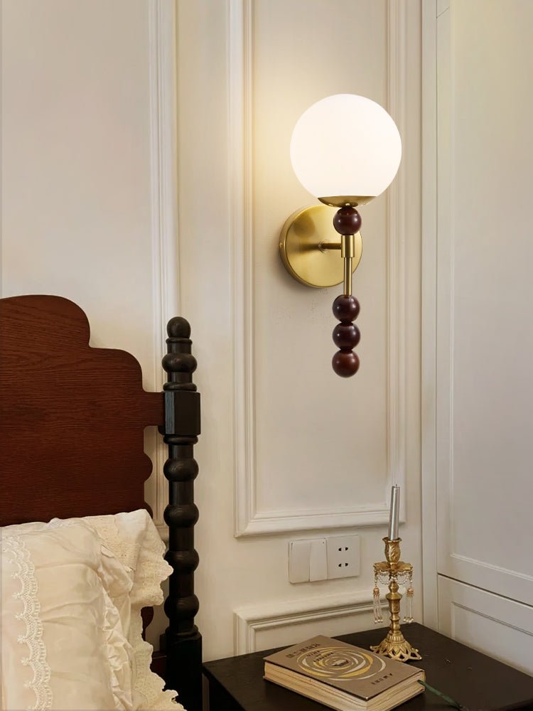 Colette Globe Wall Light, Hardwired Wall Sconce, detail 7