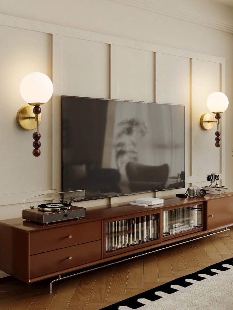 Colette Globe Wall Light, Hardwired Wall Sconce, detail 8