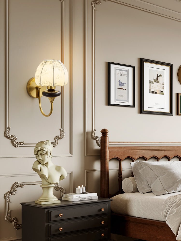 Amelie Floral Wall Light, Hardwired Wall Sconce, detail 9