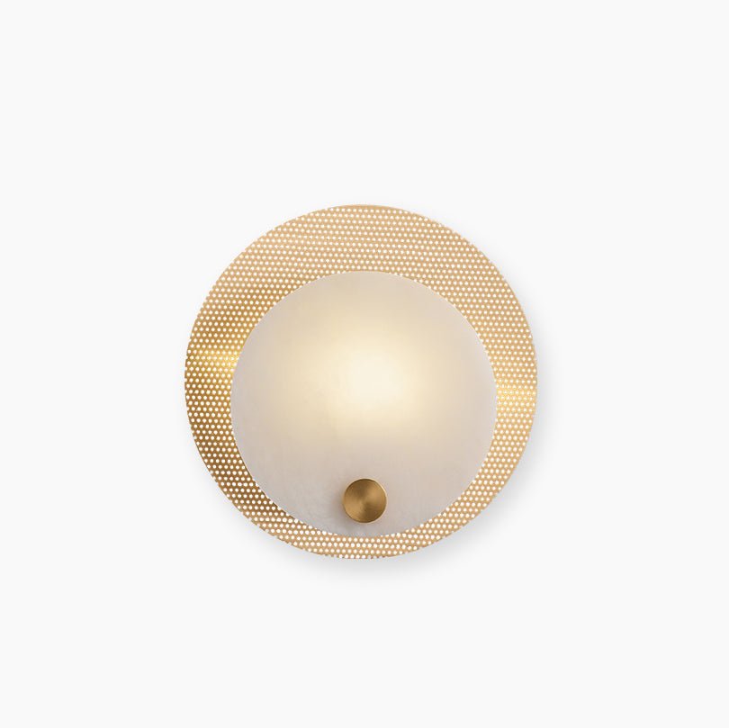 Lumen Alabaster Wall Light, Hardwired Wall Sconce, detail 7