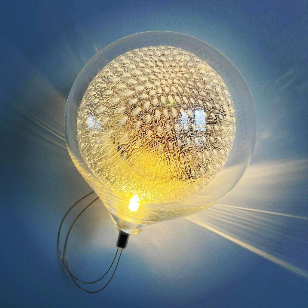 Mesh Glass Wall Light, Bedroom Wall Sconce, detail 3