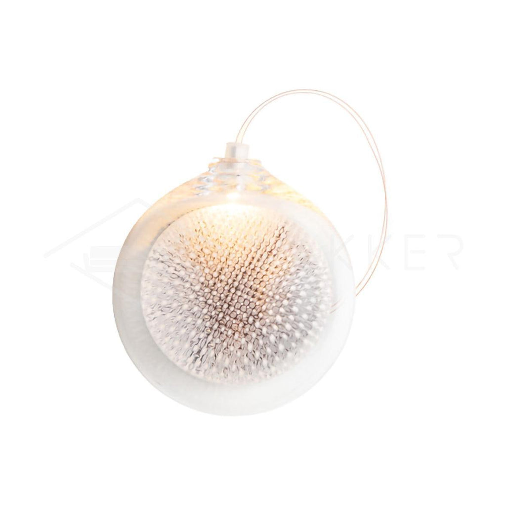 Mesh Glass Wall Light, Bedroom Wall Sconce, Dia 14cm x H 15cm