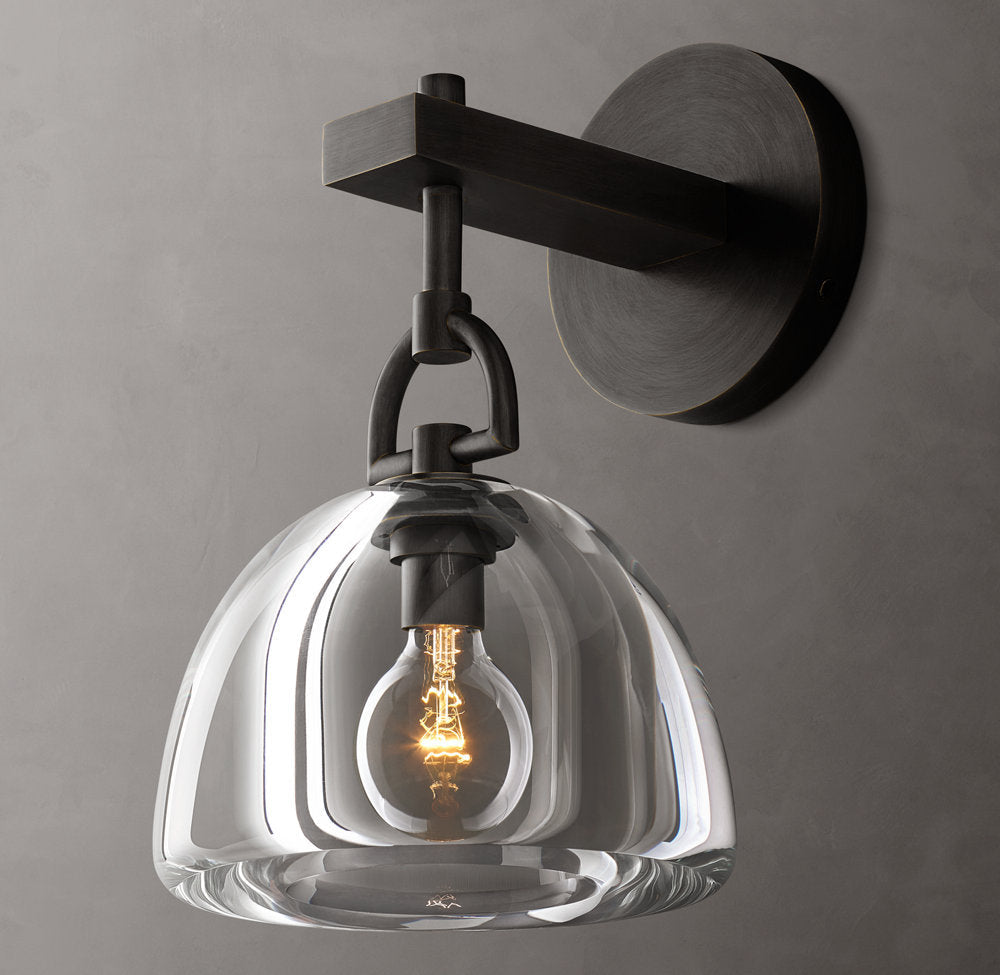 Botanist Dome Wall Light, Bedroom Wall Sconce, detail 3