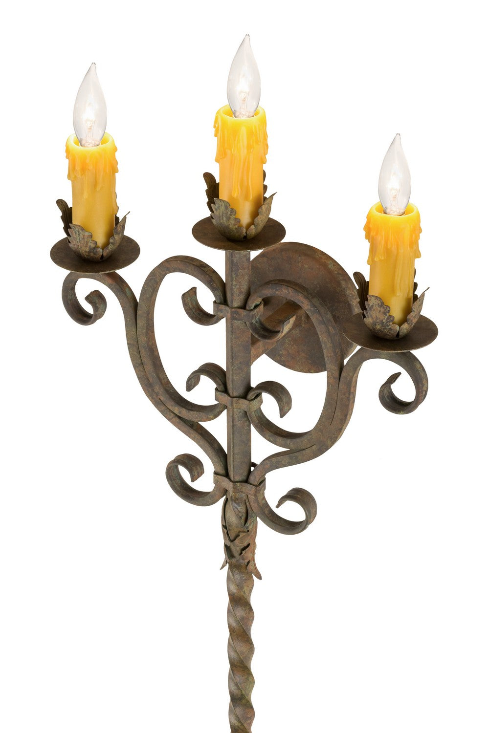 Palmira 3-Light 71.50" Organic Rust Wall Sconce detail view 2