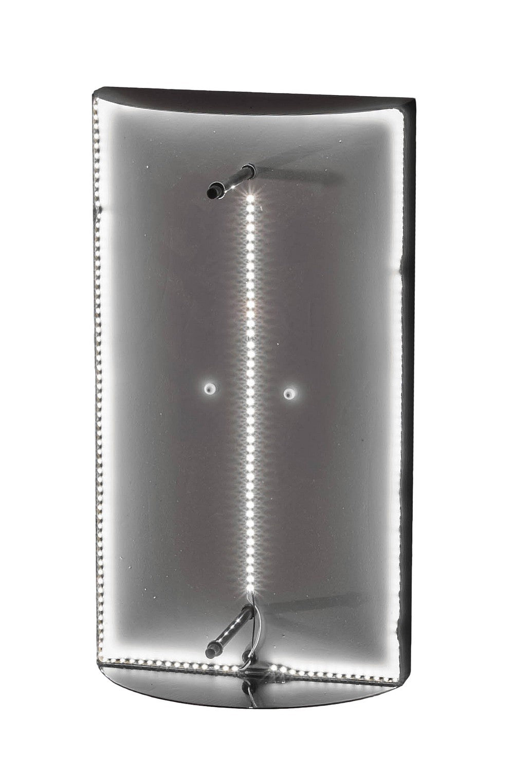 Fizz 4-Light 20.00" Mirror Black LED Wall Sconce detail view 6