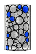 Fizz 4-Light 20.00" Mirror Black LED Wall Sconce front view