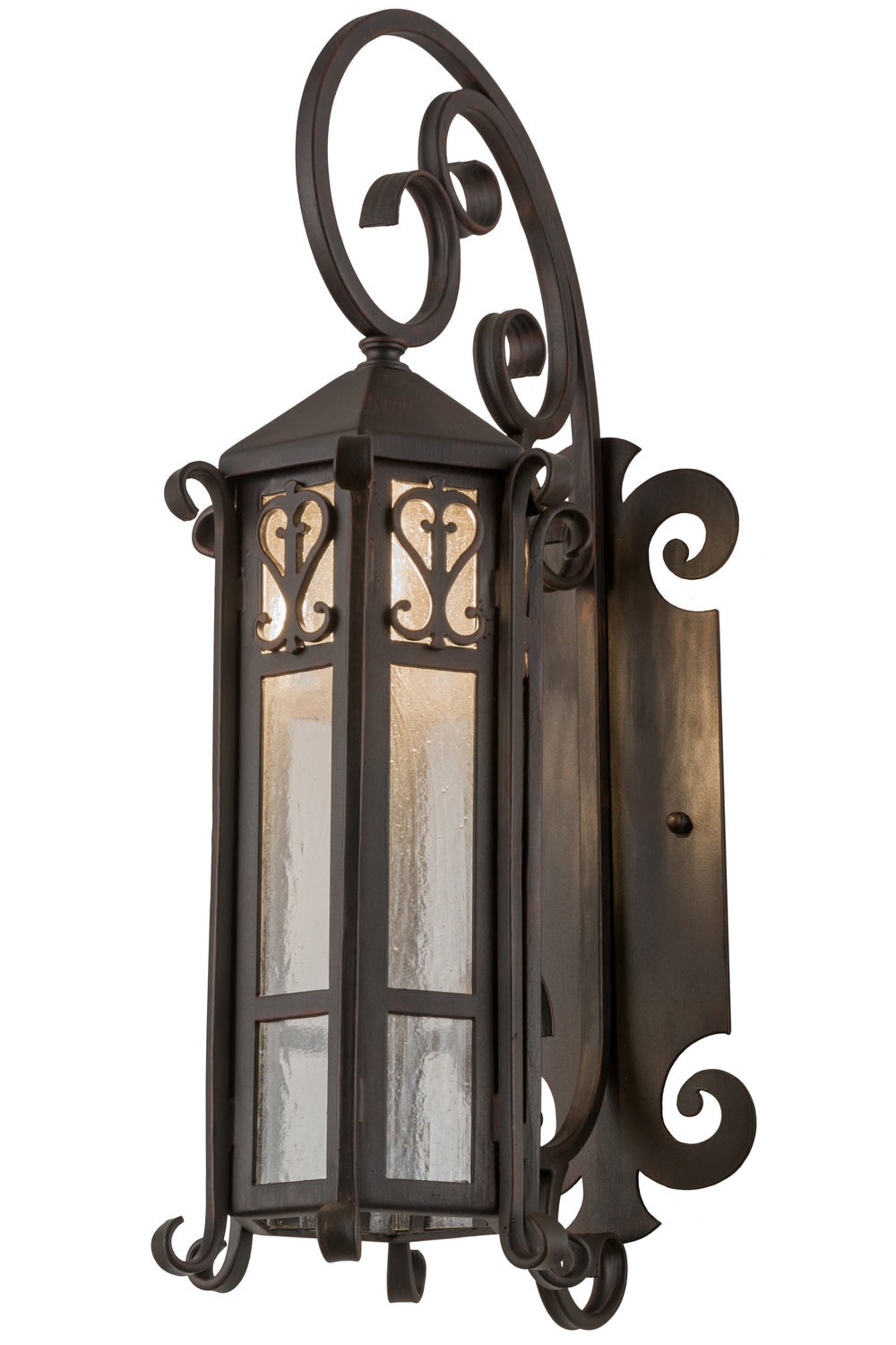 Caprice 1-Light 27.00" Weathered Red Wall Sconce front view