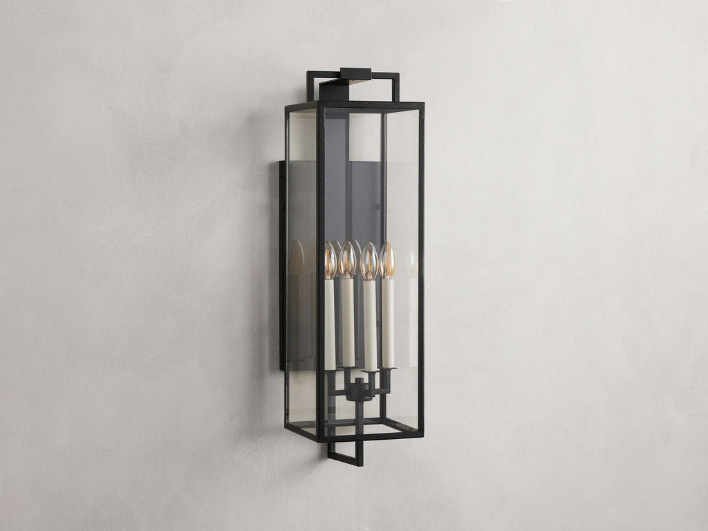 Hendricks Exterior Sconce, Outdoor Wall Light, detail 8