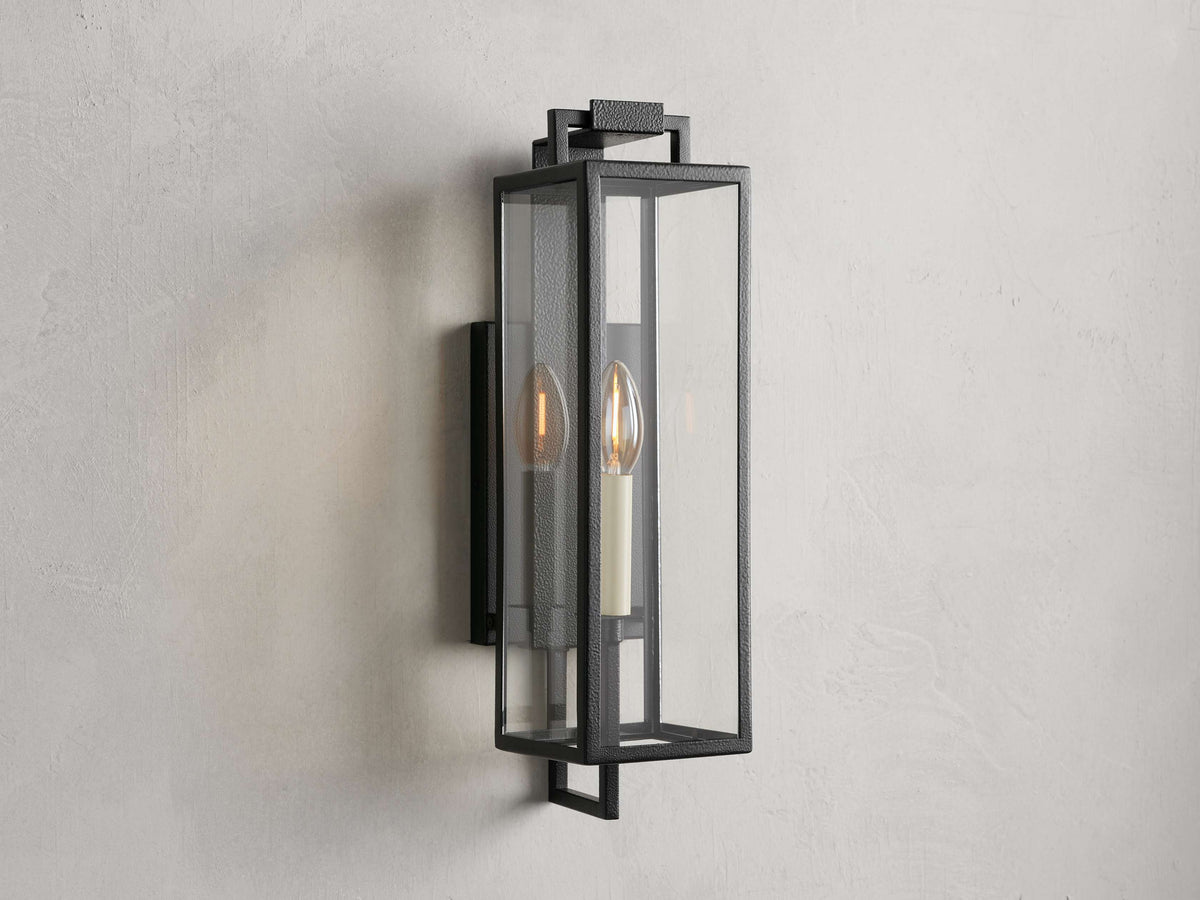 Hendricks Exterior Sconce, Outdoor Wall Light, detail 2
